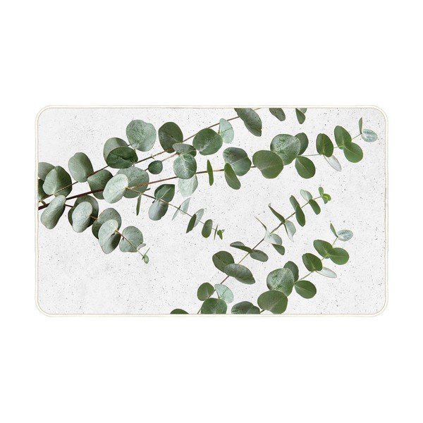 Covor alb/verde 45x75 cm Stevia – douceur d'intérieur