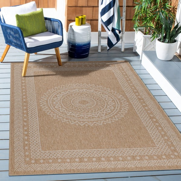 Covor de exterior în culoare naturală 80x150 cm Dhaka – Ayyildiz Carpets-image-1