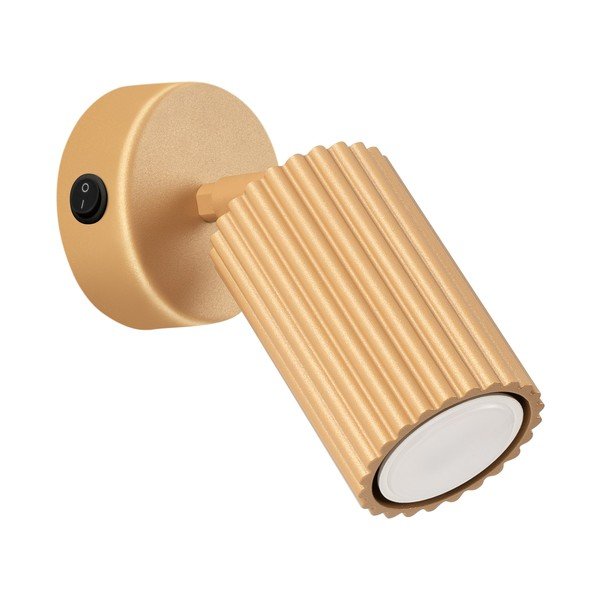 Spot auriu 8x16 cm Gleam – Sollux