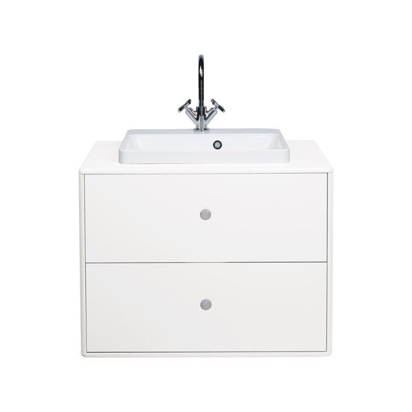Dulap cu chiuvetă fără baterie alb suspendat 80x62 cm Color Bath – Tom Tailor