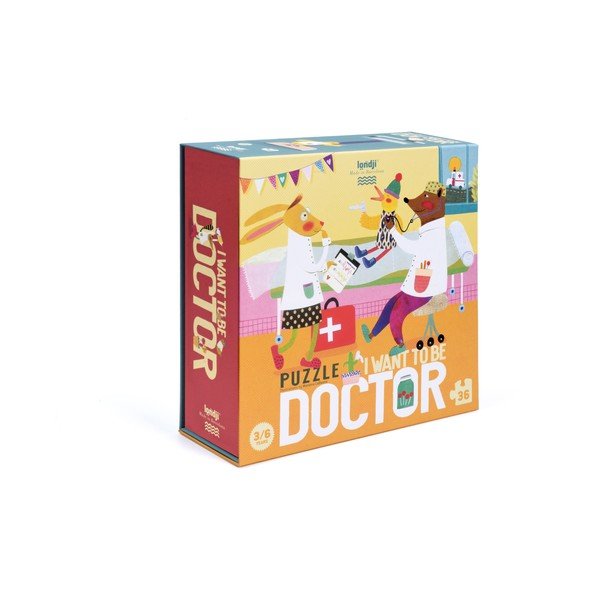 Puzzle Londji Vreau să fiu doctor, 36 piese