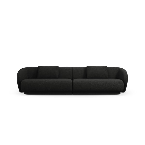 Canapea neagră 304 cm Camden – Cosmopolitan Design