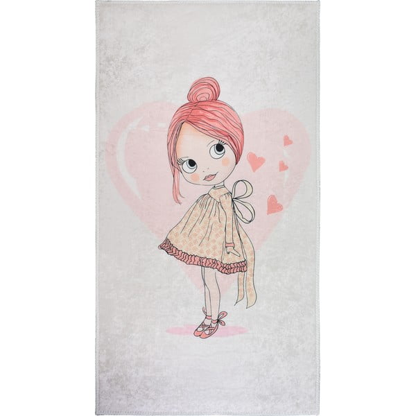 Covor pentru copii roz deschis 100x160 cm Lovely Girl – Vitaus