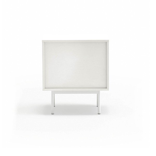 Noptieră albă cu aspect mat Sierra – Teulat-image-4