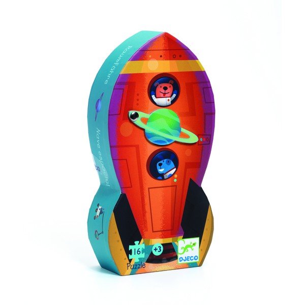 Puzzle pentru copii Djeco Rachetă-image-1