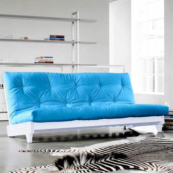 Canapea extensibilă Karup Fresh White/Horizon Blue