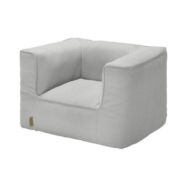 Fotoliu de grădină gri deschis capitonat Grow – Blomus