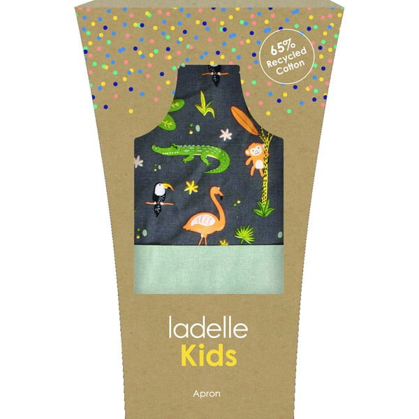 Șorț de bucătărie pentru copii din bumbac Jungle – Ladelle-image-1