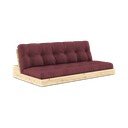 Canapea burgundy extensibilă 196 cm Base – Karup Design