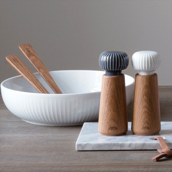 Tacâmuri din lemn pentru salată Kähler Design Hammershoi-image-1