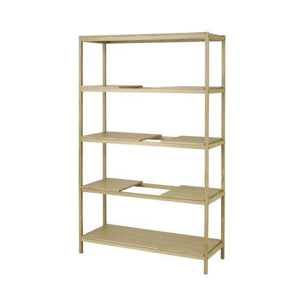 Etajeră în culoare naturală cu aspect de lemn de stejar 105x170x40 cm Sukoya – Blomus-image-2