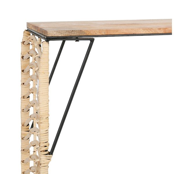 Masă consolă în culoare naturală 30x103 cm Monarque – Jardin d'Ulysse-image-4