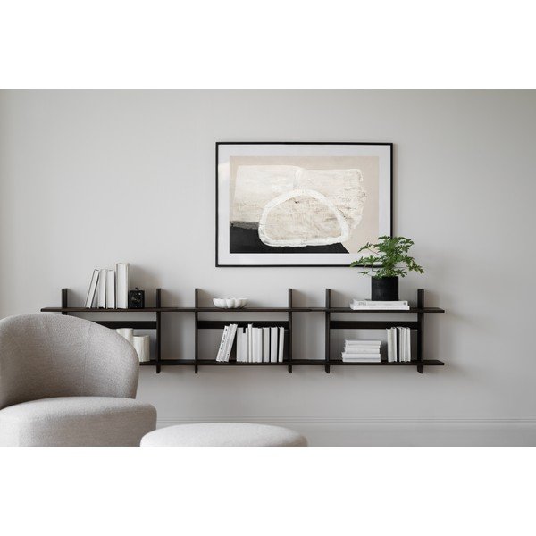 Raft în culoare naturală închisă etajat cu aspect de lemn de stejar 75 cm Westlock – Rowico-image-4