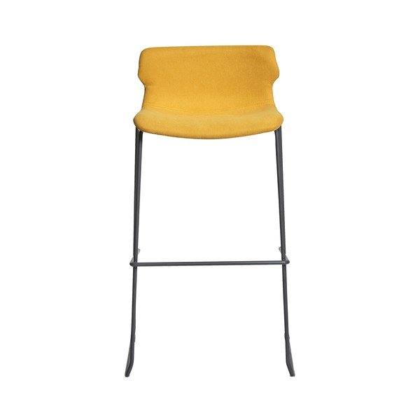 Set 4 scaune bar Marckeric Cala, galben-image-1