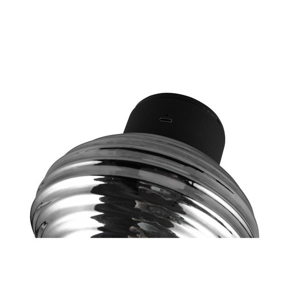 Aplică de perete gri închis LED din sticlă cu USB ø 15,5 cm Earl – Reality-image-4