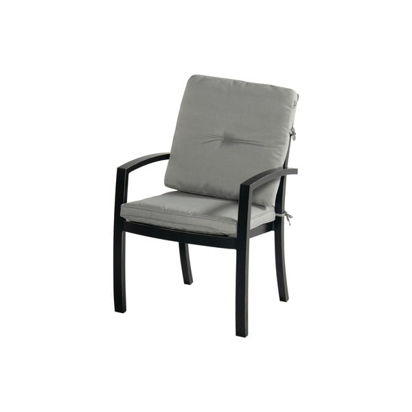 Scaun de grădină gri din metal Rosario – Hartman