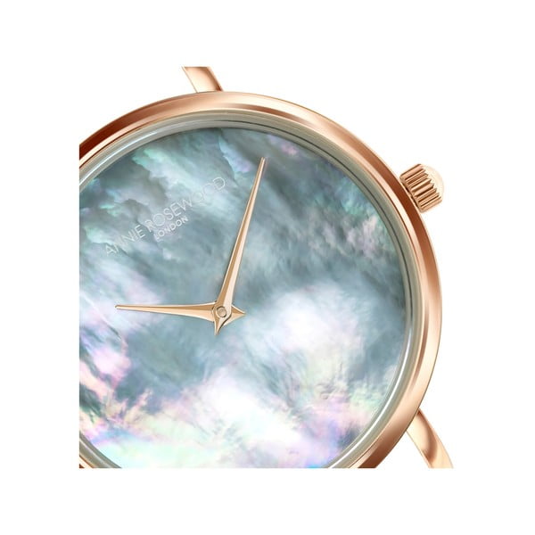 Ceas damă din oțel inoxidabil Annie Rosewood Pearl Silver-image-1