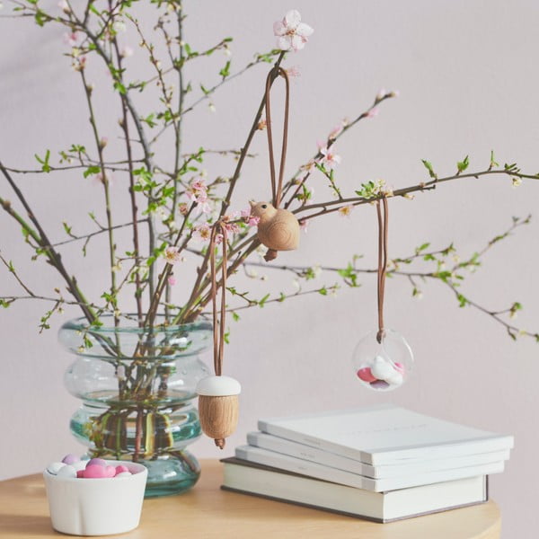 Decorațiune de Crăciun suspendată din lemn Kähler Design Nordic Tales-image-3