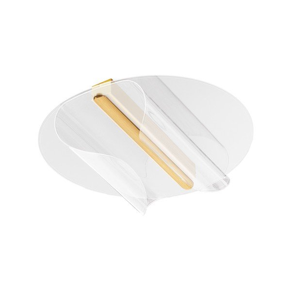 Plafonieră aurie LED cu intensitate reglabilă din aluminiu 55x45 cm Valentin – Nova Luce