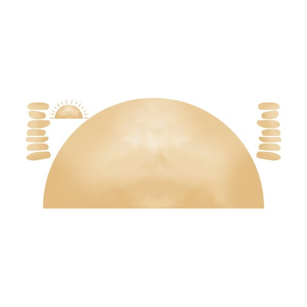 Autocolant de perete pentru copii 155x75 cm  Watercolor Sun – Ambiance -image-3