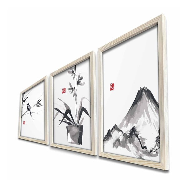 Tablouri 3 buc. 38x53 cm – Wallity-image-2