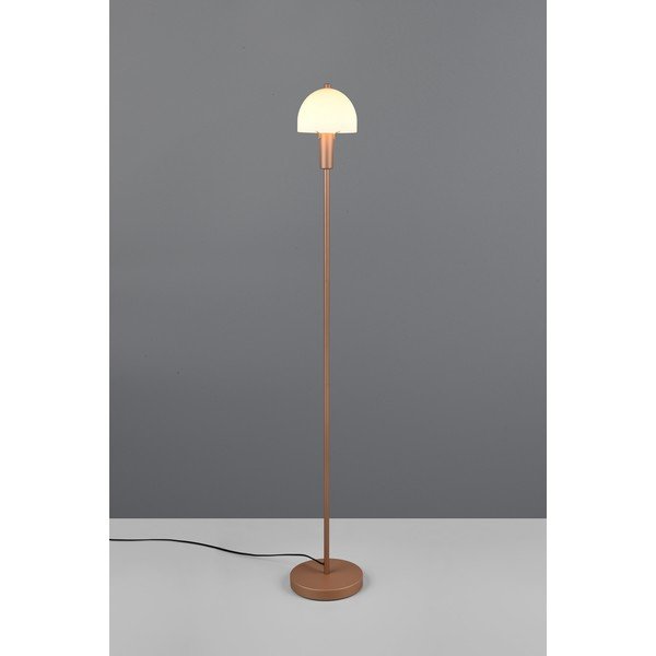 Lampadar în culoarea bronz cu abajur din sticlă (înălțime 120 cm) Glenn – Reality-image-1