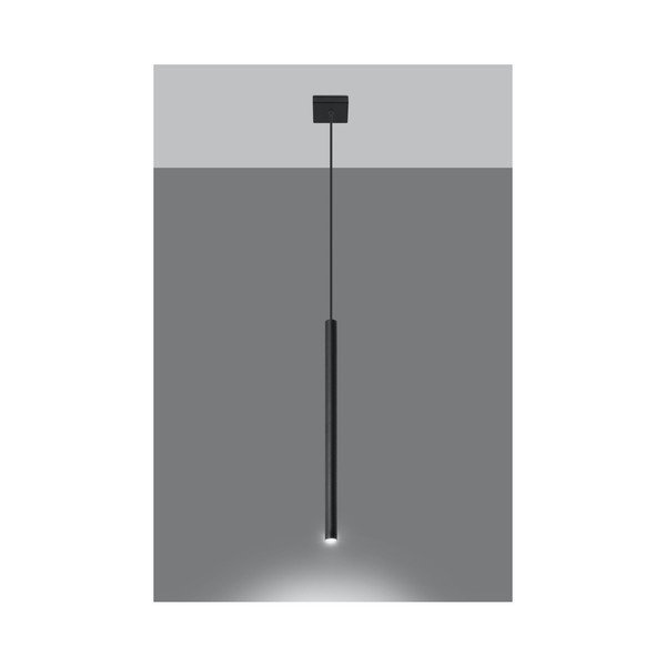 Lustră Sollux Fideus Uno, negru-image-1