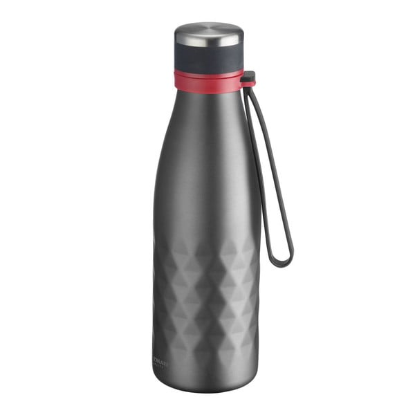 Sticlă gri de călătorie din silicon și  oțel inoxidabil 550 ml Viva – Westmark-image-1