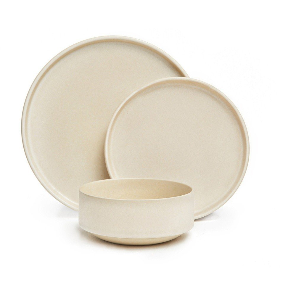 Set de 12 vase din gresie crem Bonami Selection Malia