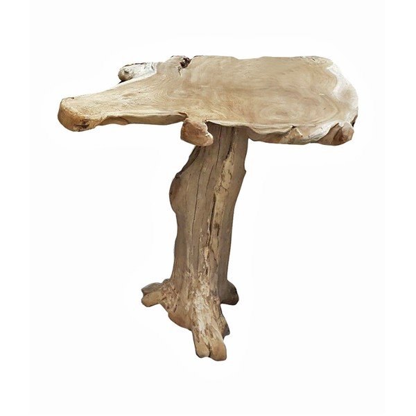 Masă de bar pentru grădină din lemn de tec 95x65 cm Surga – Garden Pleasure
