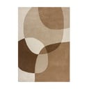 Covor maro-bej țesut manual din lână 200x290 cm Glow – Flair Rugs