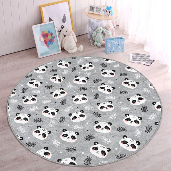 Covor pentru copii gri ø 120 cm Comfort – Mila Home-image-2