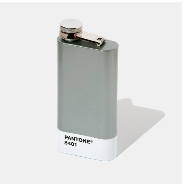 Sticlă de buzunar Pantone, 150 ml, argintiu