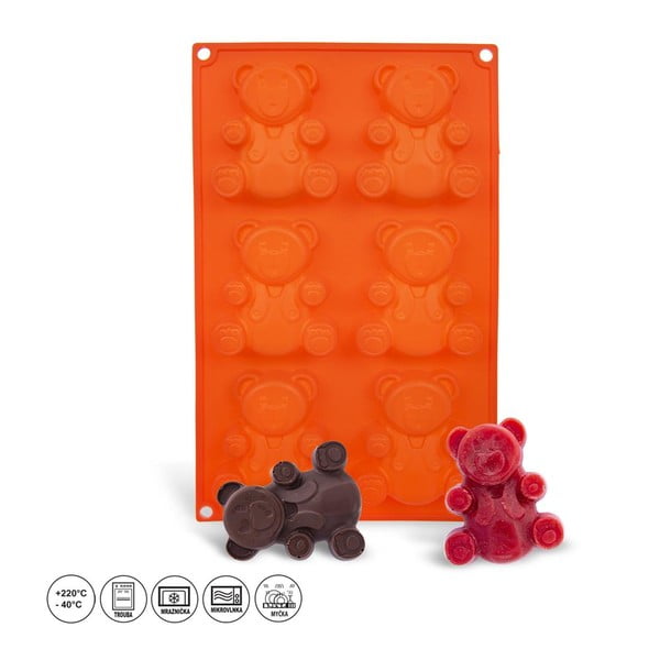 Formă de copt din silicon Orion Bears-image-2