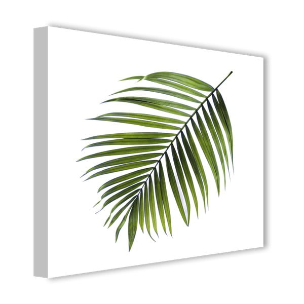 Tablou Styler Canvas Greenery Black Palm, 32 x 32 cm-image-2