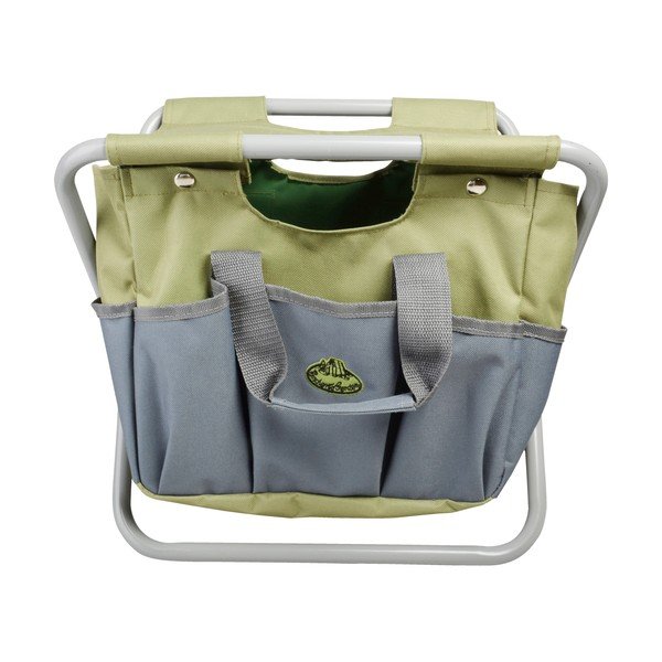 Scăunel de grădină verde/gri – Esschert Design-image-3