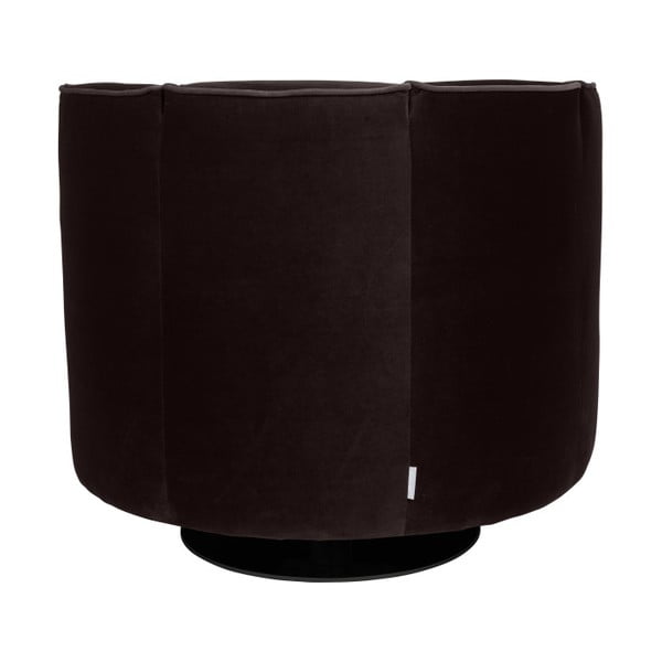 Fotoliu Dutchbone Flower, negru-image-3