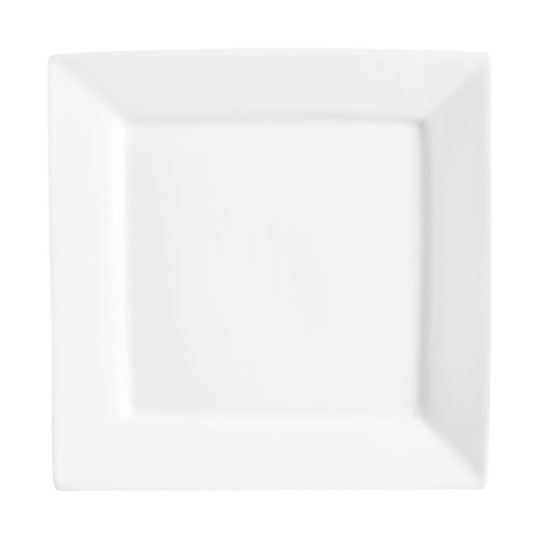 Farfurie din porțelan Price & Kensington Simplicity, 18 x 18 cm, alb