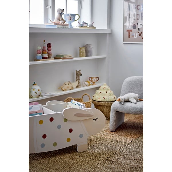 Bibliotecă de copii crem 87x38x32 cm Villja – Bloomingville Mini-image-1