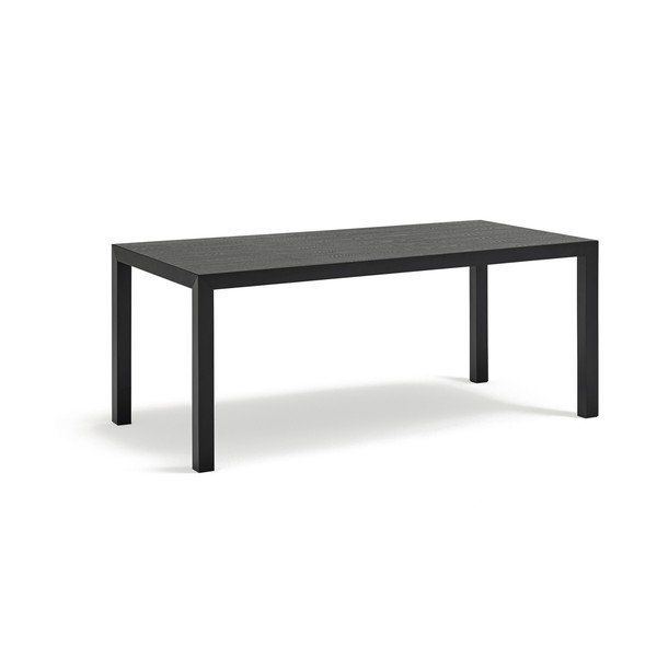 Masă de dining cu blat din lemn de stejar 75x180 cm Alma – Teulat
