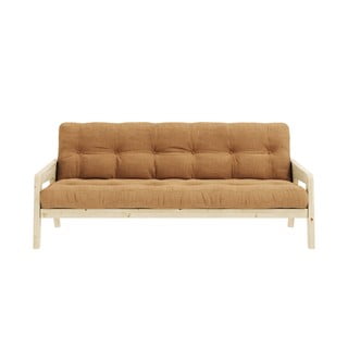 Canapea extensibilă galben muștar 190 cm Grab Clear - Karup Design