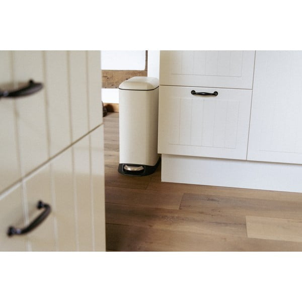 Coș de gunoi crem cu pedală din oțel 12 l Design – Wenko-image-1