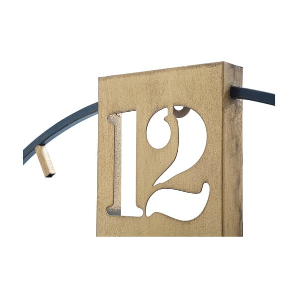 Ceas de perete Mauro Ferretti Goldy, ø 60 cm, auriu - negru-image-2