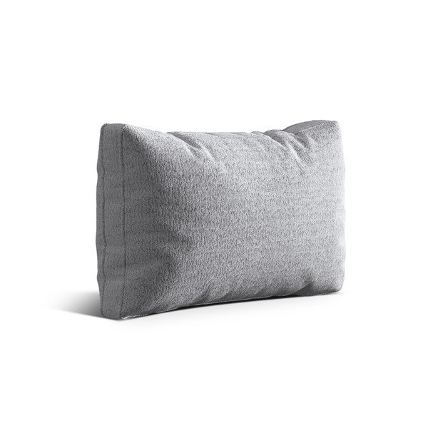 Pernă pentru canapea gri deschis cu tapițerie din țesătură bouclé Kemi – Cosmopolitan Design-image-1