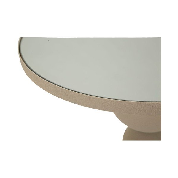 Măsuță auxiliară rotundă cu blat din sticlă ø 40,5 cm Dune – Mauro Ferretti-image-3