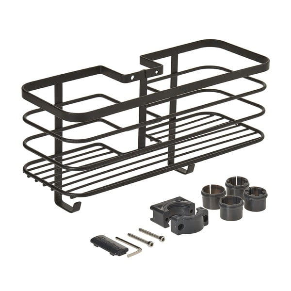 Raft pentru baie Metaltex Origin, negru-image-4