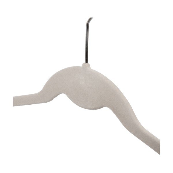 Set 5 umerașe cu suprafață din catifea pentru copii Compactor, bej-image-3