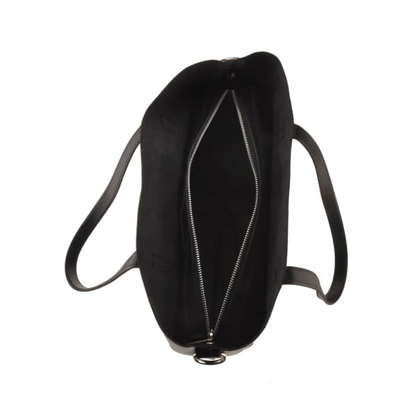 Geantă din piele Tangor, negru-image-3