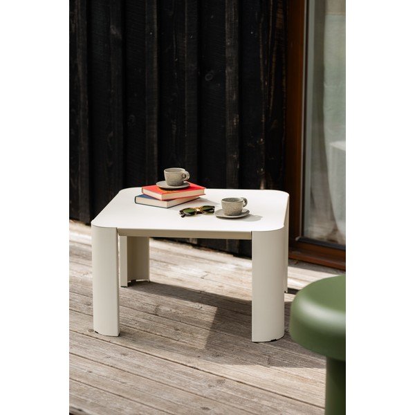 Măsuță de cafea pentru exterior din metal 65x65 cm Fli – noo.ma-image-1