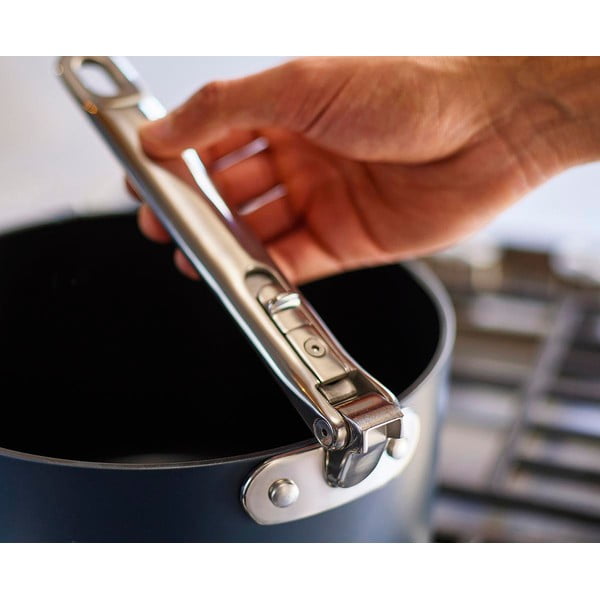 Oală cu capac/cu suprafață ceramică adecvată pentru plita cu inducție Space – Joseph Joseph-image-1